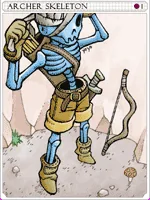 รูปการ์ด Archer Skeleton Card