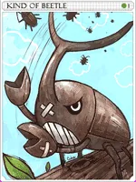 รูปการ์ด Beetle King Card