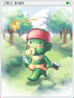 รูปการ์ด Orc Baby Card