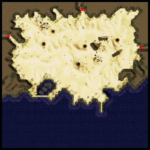 แผนที่ Sograt Desert
