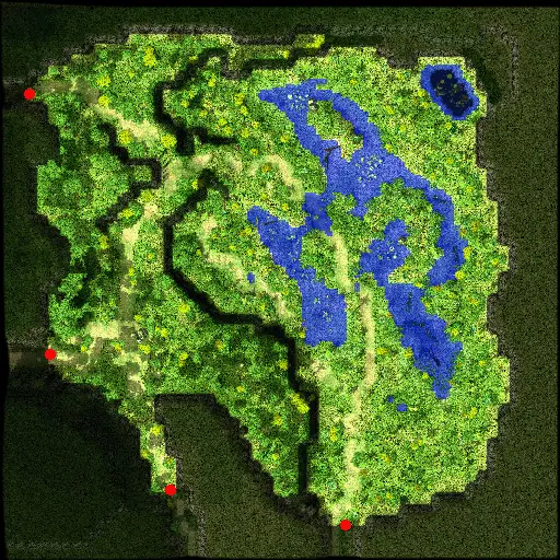 แผนที่ Kalala Swamp in Umbala