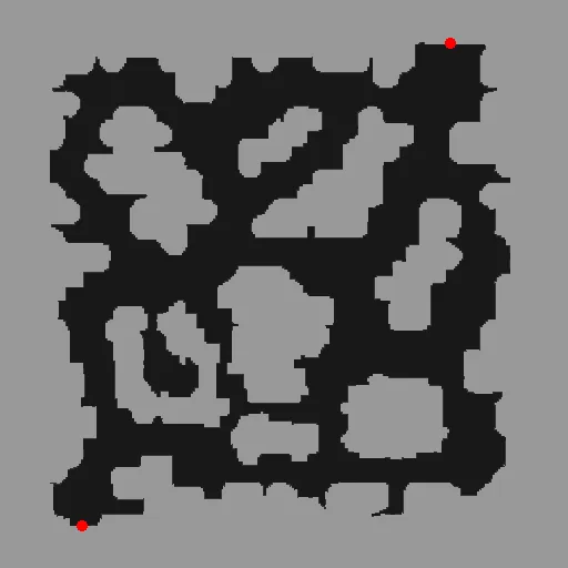 แผนที่ย่อ Valkyrie Realm Dungeon 1F พร้อมจุดวาร์ป