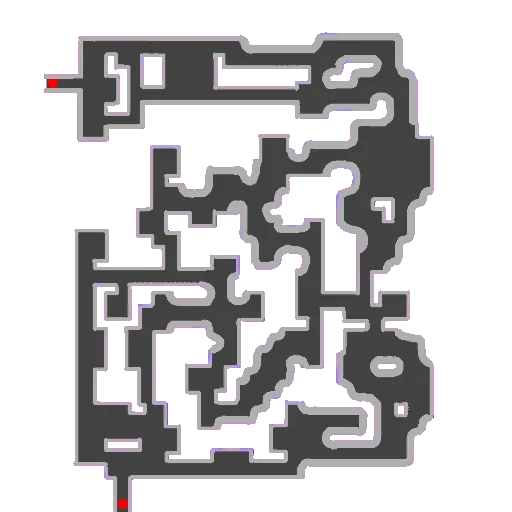แผนที่ย่อ Mjolnir Dead Pit 1F พร้อมจุดวาร์ป